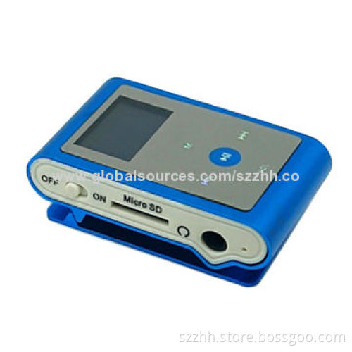 MP3 Player with Micro SD Card Slot, Supports WMA Formats, Voice Recording Function